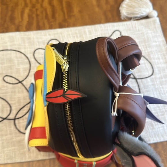 LOUNGEFLY  Disney Parks Mini Backpack Disney 100 YRS Celebration Pinocchio 1940 - Picture 15 of 16